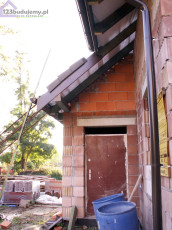 Tymczasowe drzwi metalowe