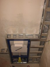 zabudowa stelaża wc krok po kroku