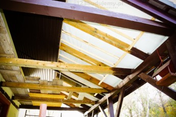 podbitka pcv nad dużym tarasem