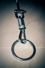 komplet montażowy huśtawki do sufitu hak sprężyna karabińczyk hak ze szeklą