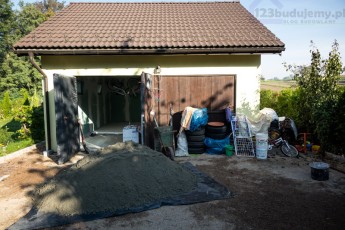 garaż wolnostojący dwustanowsikowy