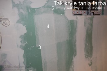 jak kryje tania farba akrylowa