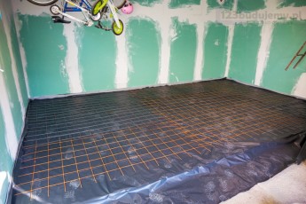 zbrojenie wylewki garaż