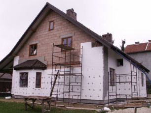 ocieplanie domu, styropian, jak ocieplać styropianem