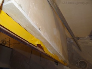obróbka nadproży płytami regipsowymi