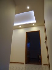 halogeny na suficie, montaż halogenów