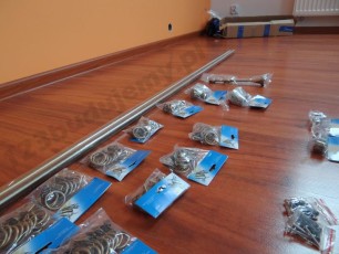 kółka żabki do firanek i zasłon karnisz