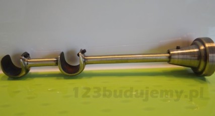 uchwyt rurki karnisza uchwyt podwójny karniszowy