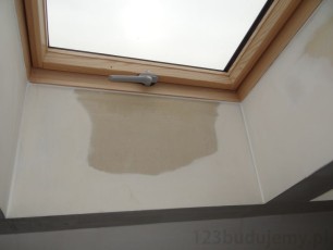 obróbka okien dachowych, akryl łączenie płyta okno