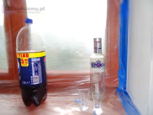 malowanie trzeba było oblać mocnym trunkiem