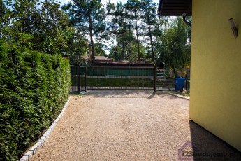 brama przesuwna 5m podjazd utwardzony podbudowa pod kostkę granitową