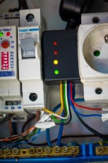 moduł z diodami led do sprawdzania poziomu wody w studni