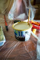 remont salonu odmalowanie ściany po zawilgoceniu