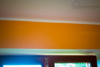 wyznaczenie poziomej lini montażu rolety