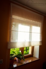 rolety rzymskie w stylu skandynawskim