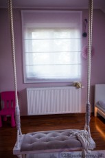 roleta rzymska różowy pokój dziewczynki