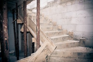 schody zabiegowe betonowe