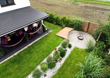 strefa relaksu w ogrodzie