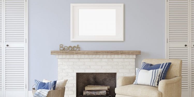 Kominek z wkładem kominkowym zakupionym w firmie Kominki Lexus we Wrocławiu