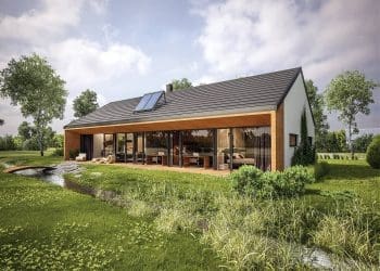 dom w stylu nowoczesnej stodoły