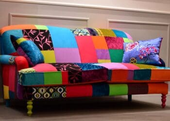 patchworkowe meble i dodatki