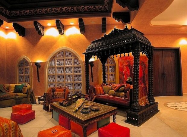 Wnętrza w stylu indyjskim