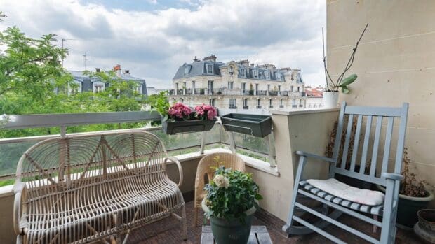 Balkon w stylu paryskim