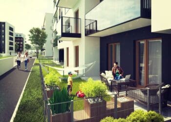 mieszkanie z przydomowym ogródkiem