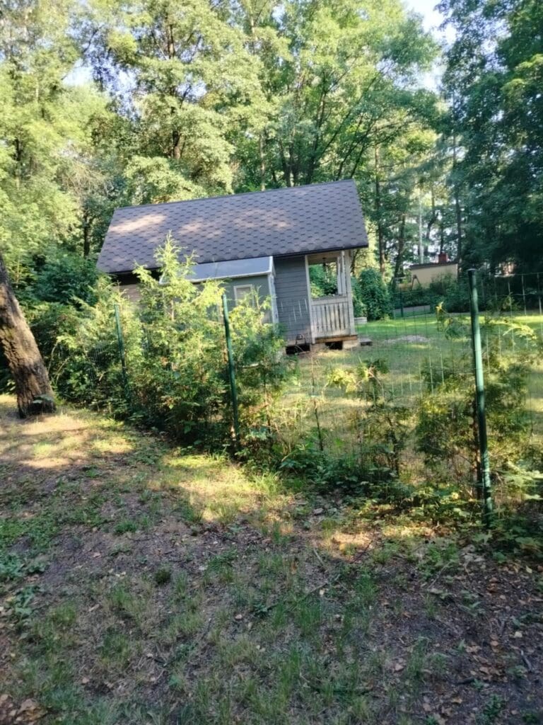 domek letniskowy na działce