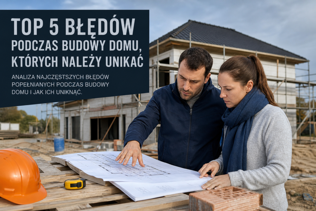 Top 5 błędów podczas budowy domu, których należy unikać